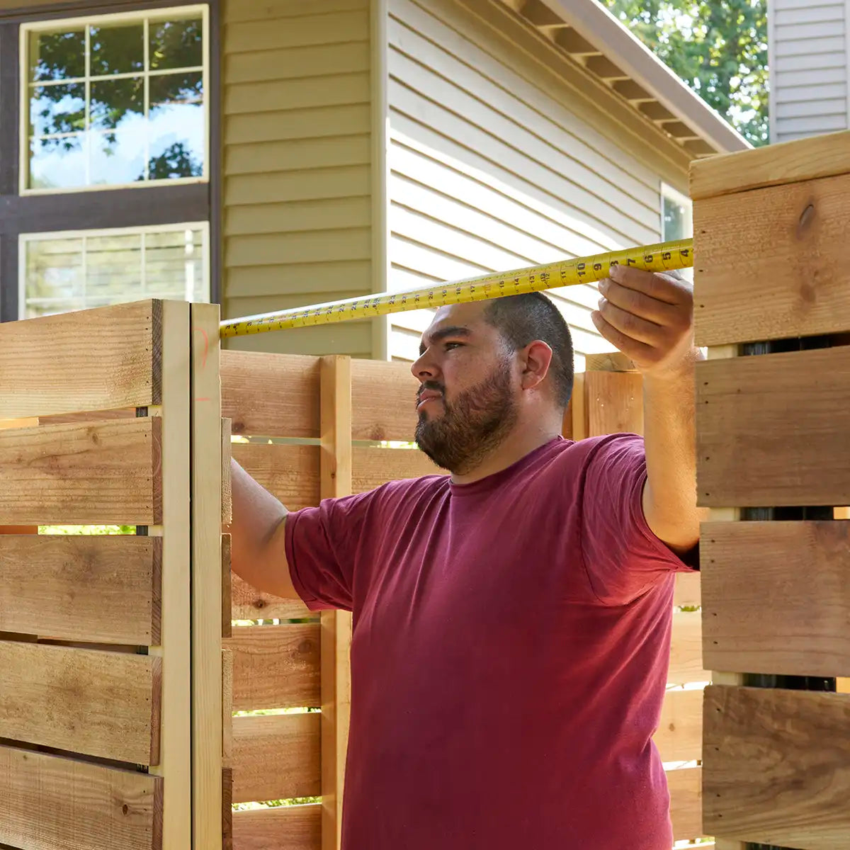 Person installing Adjust-A-Gate®