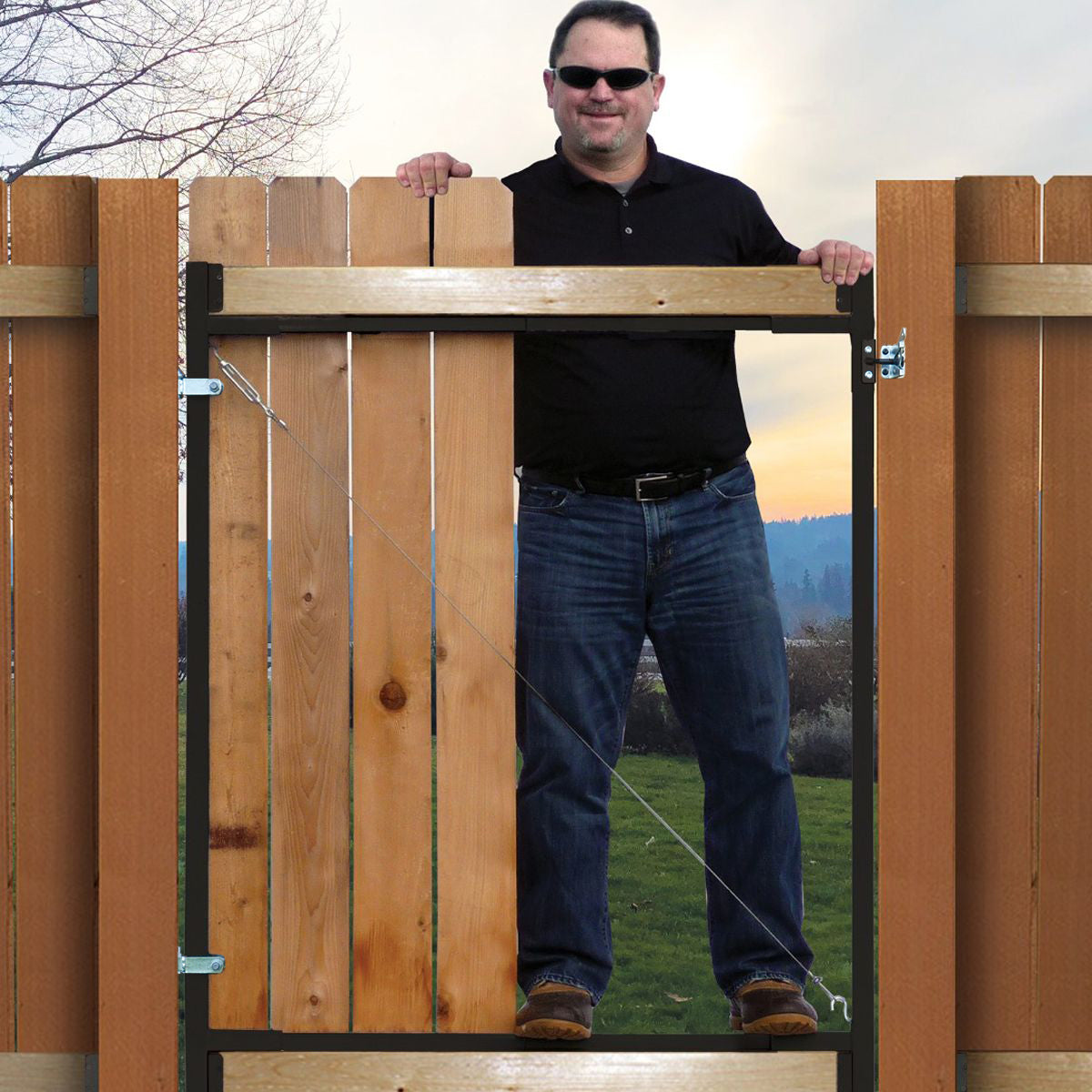 Adjust-A-Gate® Original Medium Width Full-Frame Gate Kit (Fits